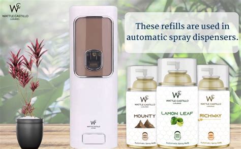 Wattle Castillo Air Freshener Dispenser Electric Automatic Spray ...
