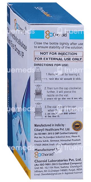 Osmolube 05 Eye Drops 10 Ml - Uses, Side Effects, Dosage, Price | Truemeds