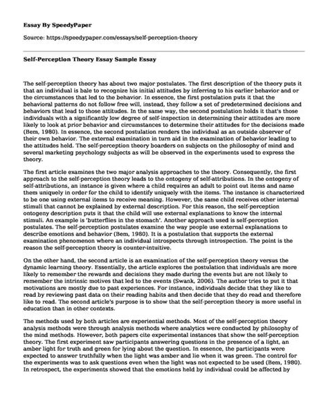 Examples of Self Perception 的图像结果