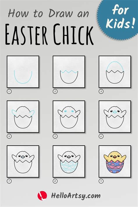 How to Draw The Easter Bunny Step by Step | Easter drawings, Bunny ...