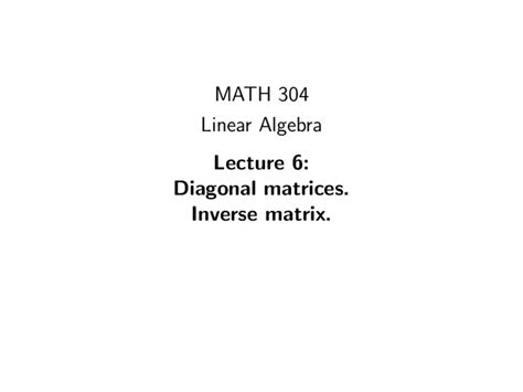 Image result for Linear Algebra Diagonal Matrix