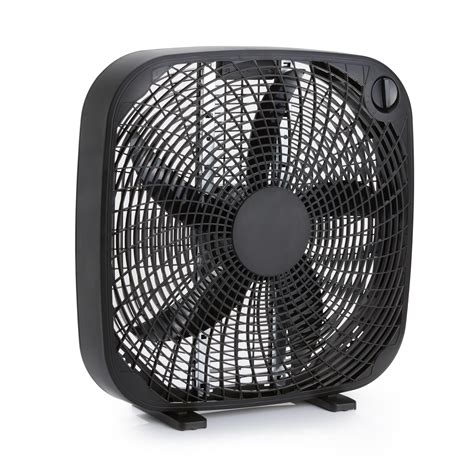 Amazon Basics 20-Inch Box Fan - 3 Speeds, 5 Blades, Lightweight Design ...