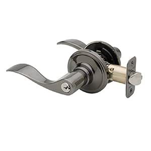 Copper Creek Waverlie Antique Nickel Entry Lever : Amazon.in: Home ...