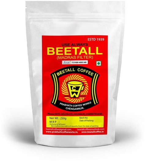 BEETALL Madras Filter Coffee Powder 1 Kg Filter Coffee Price in India ...