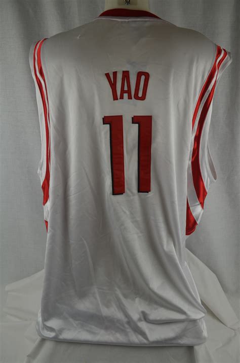 Lot Detail - Yao Ming Houston Rockets Authentic Reebok Basketball Jersey