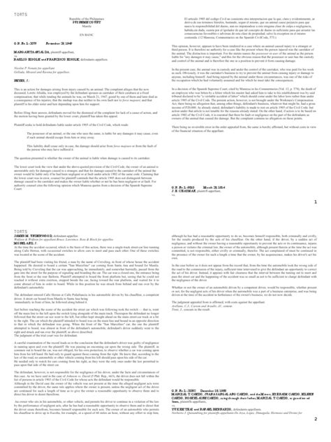 Torts Cases Examples 的图像结果