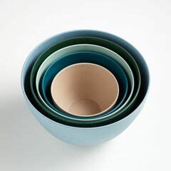 Bamboo Mixing Bowls, Set of 5 | Crate and Barrel UAE