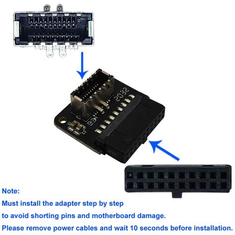 Buy COMeap USB 3.0 (3.1 Gen 2) Internal IDC 19 Pin Motherboard Header ...