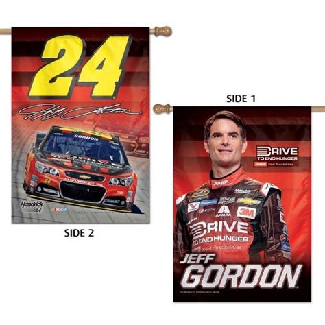 NASCAR Jeff Gordon 2 Sided Vertical Flag, 28 x 40 : Amazon.in: Sports ...