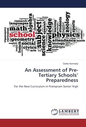 Buy An Assessment of Pre-Tertiary Schools' Preparedness Book Online at ...