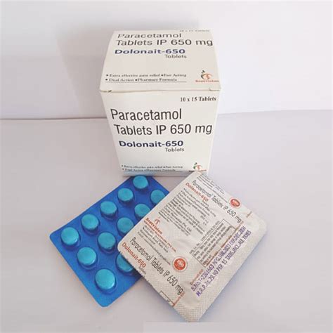 Dolonait-650 Tablets Scotvision Healthcare Pvt. Ltd.