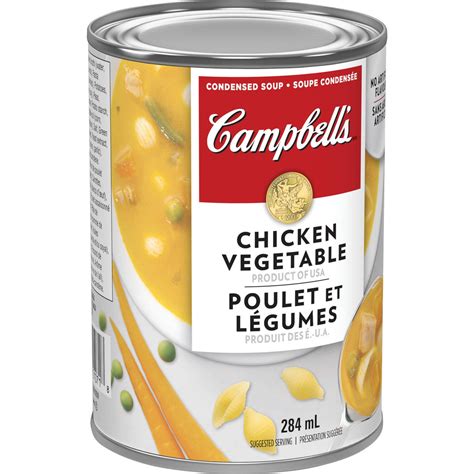 Campbell's Chicken Vegetable Soup, 284ml/9.6 oz., (Imported from Canad