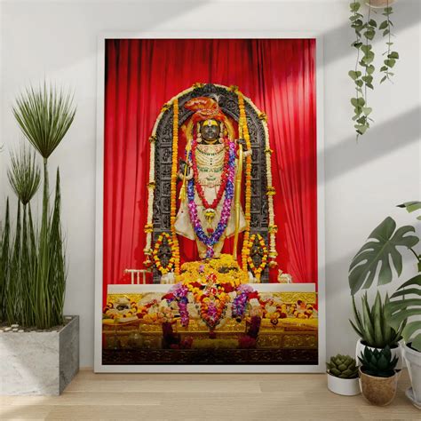 Ayodhya Mandir Shri Ram Lala Picture Artwork – Ritwikas