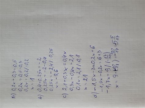 11. Rozwiąż równania. A) 0, 2x + 0, 3 = 0, 5 b) 0, 4 + 0, 25x = - 2 c ...