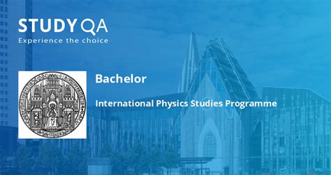 StudyQA — Bachelor: International Physics Studies Programme — Leipzig ...