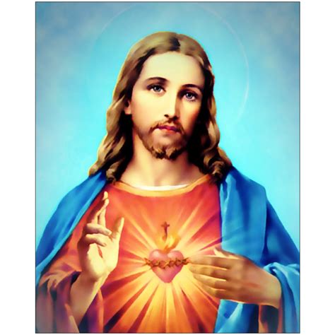 Sacred Heart Of Jesus Wall Art Print - Christian Catholic Shop ...