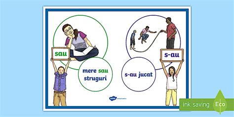 Scrierea corectă: sau și s-au - Planșă (teacher made)