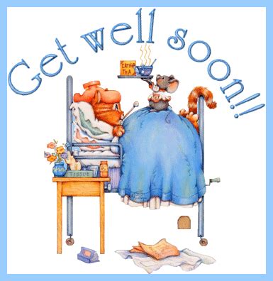 Get Well Soon!! Cat Mouse :: Get Well :: MyNiceProfile.com
