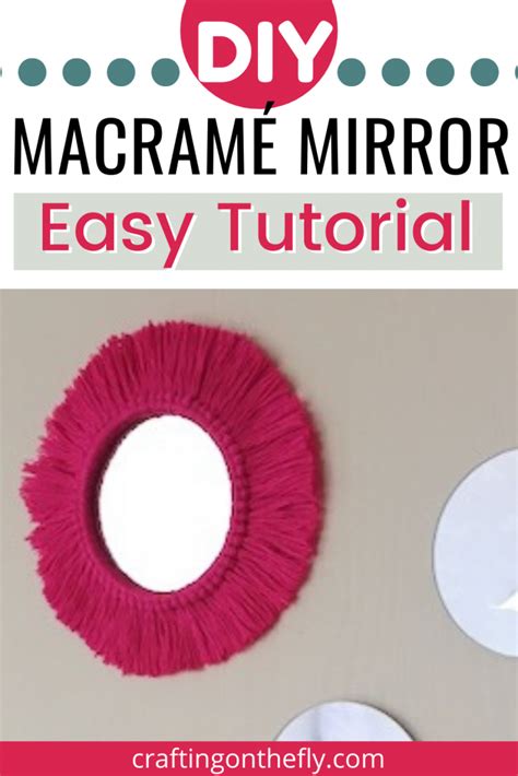 Image result for DIY Macrame Mirror Tutorial