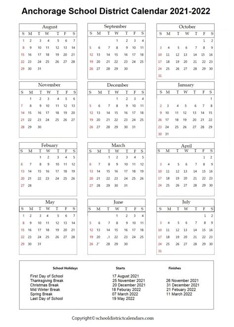 State Of Alaska Holiday Calendar 2022 - Printable Word Searches