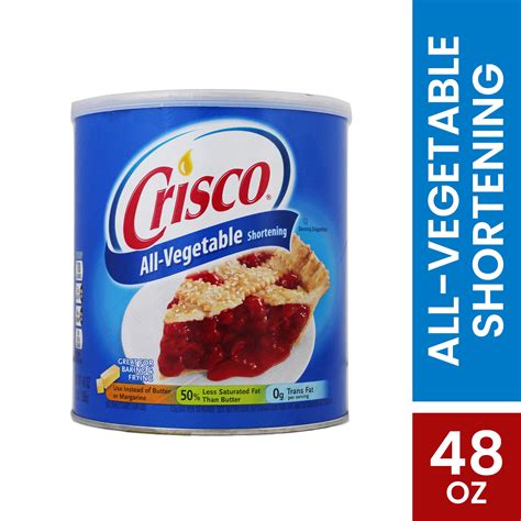 Crisco All-Vegetable Shortening, 48 oz - Walmart.com