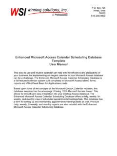 Image result for Access Scheduling Database