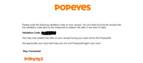 TellPopeyes Feedback - Win Free Coupons @ Popeyes Survey!