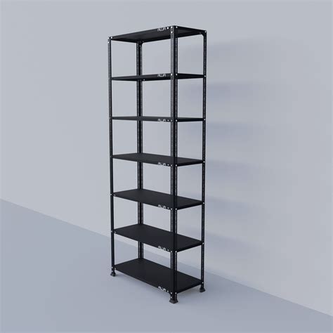 Slotted Angle Metal Rack (87"H x 35"L x 15"D) Storage Rack Unit