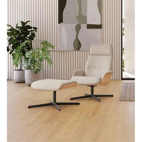 BIM objects - Free download! REV0210 - Lounge armchair with reclining ...