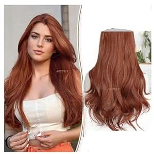 Artifice 5 Clips 24 INCH Curly Wavy Hair Extensions for Women Natural ...