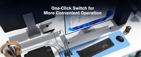 Lemorele USB Switch Shares 3 USB3.0 and 1 USB-C3.0 Ports Between Two ...