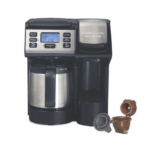Hamilton Beach FlexBrew Trio Coffee Maker with 12 Cup Stainless Steel ...