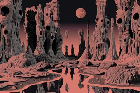 Image result for Alien Landscape Paintings