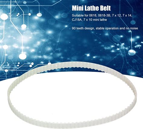 Buy Lathe Belt, 1.5Mx90 Teeth Mini Lathe Belt Replacement, New Lathe ...