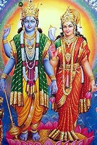 British Terminal® Lord Vishnu Laxmi Waterproof Vinyl Sticker Poster ...