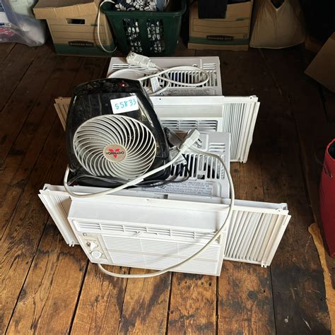 2 Perfect Aire Air Conditioners And A Vortex Fan Sm- Not Tested (Up 2 ...