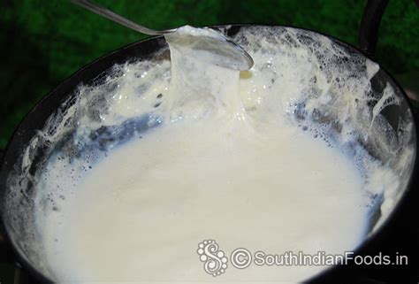 Basundi-Traditional paal basundi recipe-How to make-Step by step photos