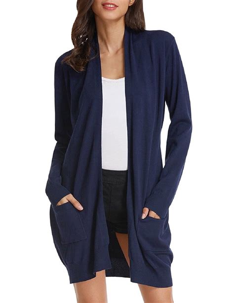 navy blue cardigan sweater - France Murry