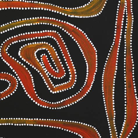 Stephanie Nelson - Aboriginal Art | 76x76cm | 8233 - ART ARK®