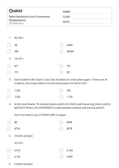 50+ Math Puzzles worksheets for 4th Class on Quizizz | Free & Printable