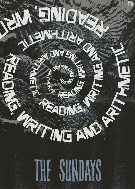 The Sundays / Reading, Writing and Arithmetic in 2025 | Graphic poster ...