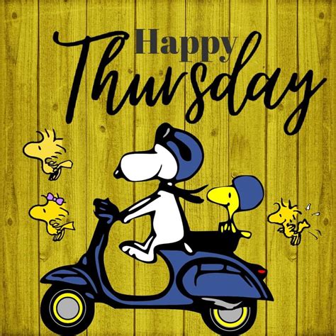 Snoopy On Moped - Happy Thursday Pictures, Photos, and Images for ...