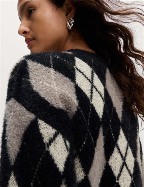 Argyle, Women, Knitwear at M&S