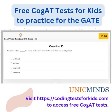 Free cogat practice tests for kids – Artofit