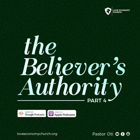 Pastor Oti Audio Podcasts | The Believer’s Authority Part 4