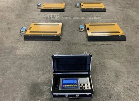 Portable Wireless Axle Weighing system - TRUCK WHEEL WEIGHING SYSTEM ...