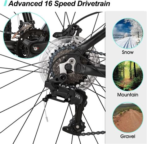 Buy Hiland 29 Inch Mountain Bike for Men, Aluminum Frame, Front and ...