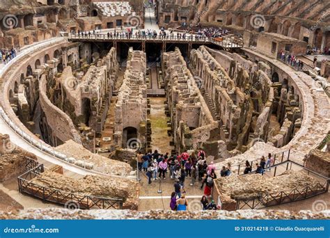 Rome. Inside the Colosseum, the Flavian Amphitheatre. History of the ...