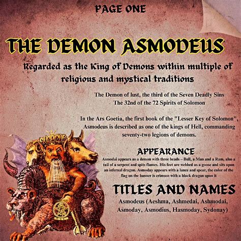 Paganartisan | Witchcraft Teacher on Instagram: "Asmodeus, often ...
