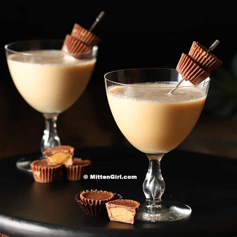 Chocolate and Peanut Butter Whiskey Cocktail - Homemade Happy Hour